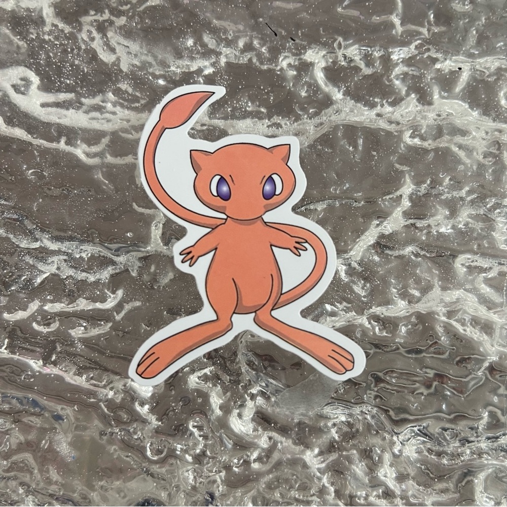 5/$10 Waterproof New Vinyl Sticker Decal Mew Pokémon